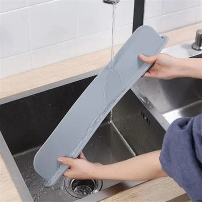 Silicone Sink Splash Guard 16 inch (3 pcs Set) | (Random Color)