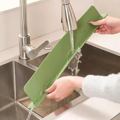 Silicone Sink Splash Guard 16 inch (3 pcs Set) | (Random Color)