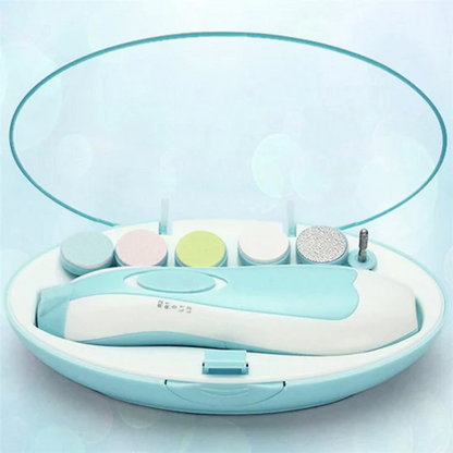 Electric Baby Nail Trimmer Set – Safe 6-in-1 Filer
