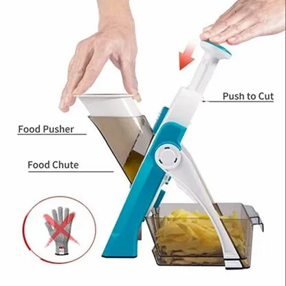 Mandoline Slicer |  Multi‑Purpose Kitchen Chopper