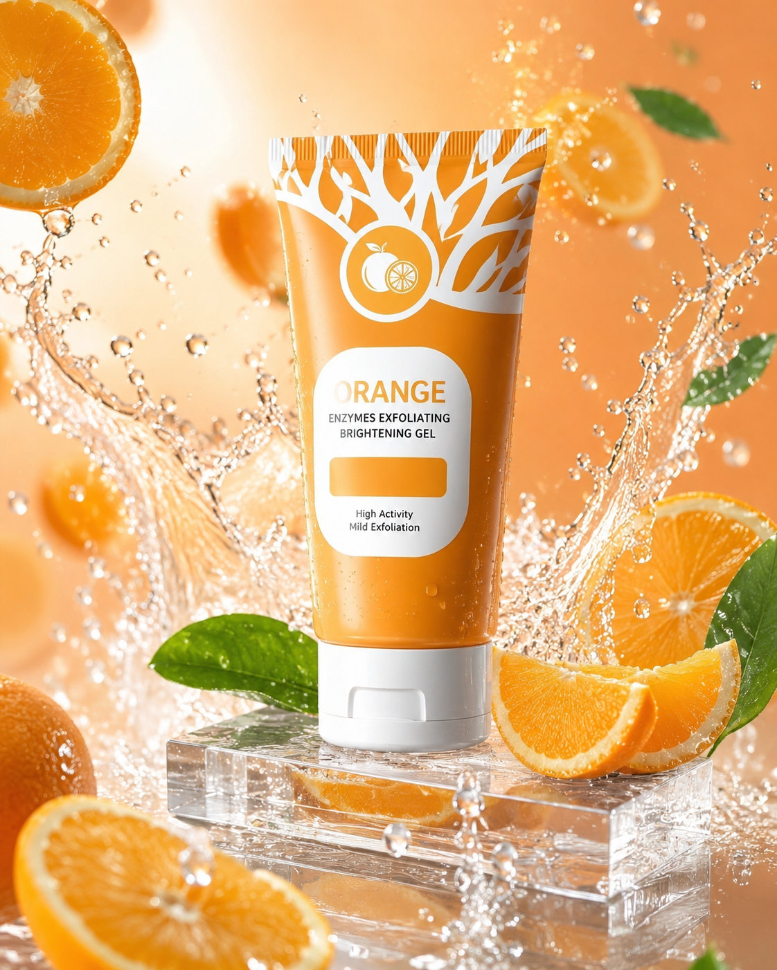 Orange Enzyme Exploiting Gel – Brightening, Exfoliating & Nourishing Citrus Skincare  (80g)