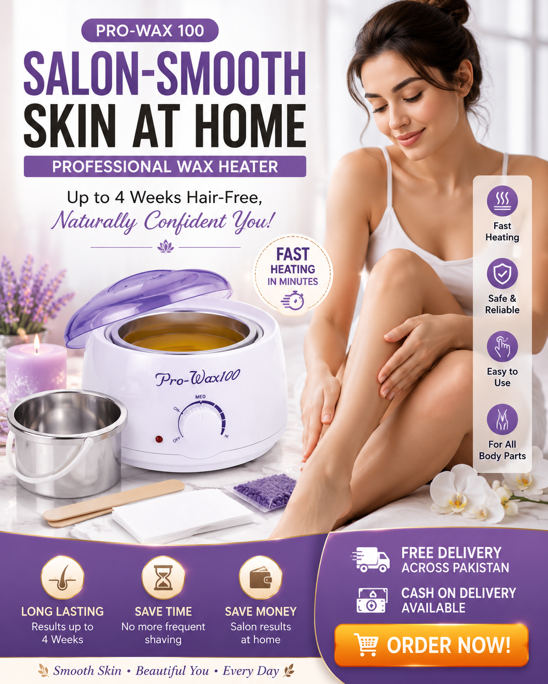 Pro-Wax 100 Professional Wax Heater (random colors)