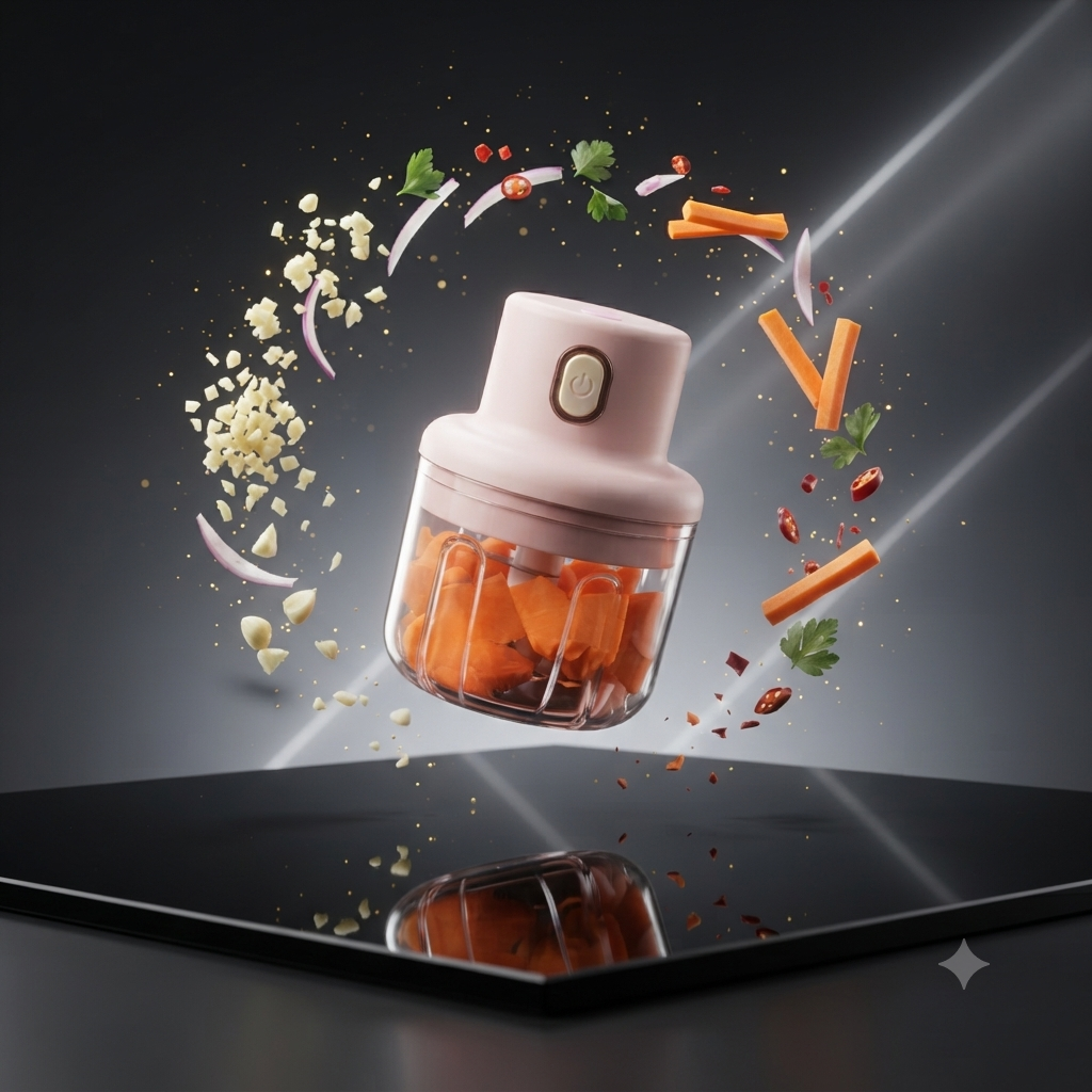 Mini Food Chopper Portable - Size 250ml