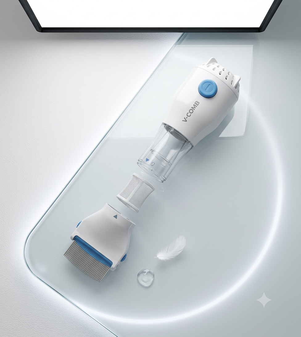 V Comb Electronic Head Lice Removal Machine