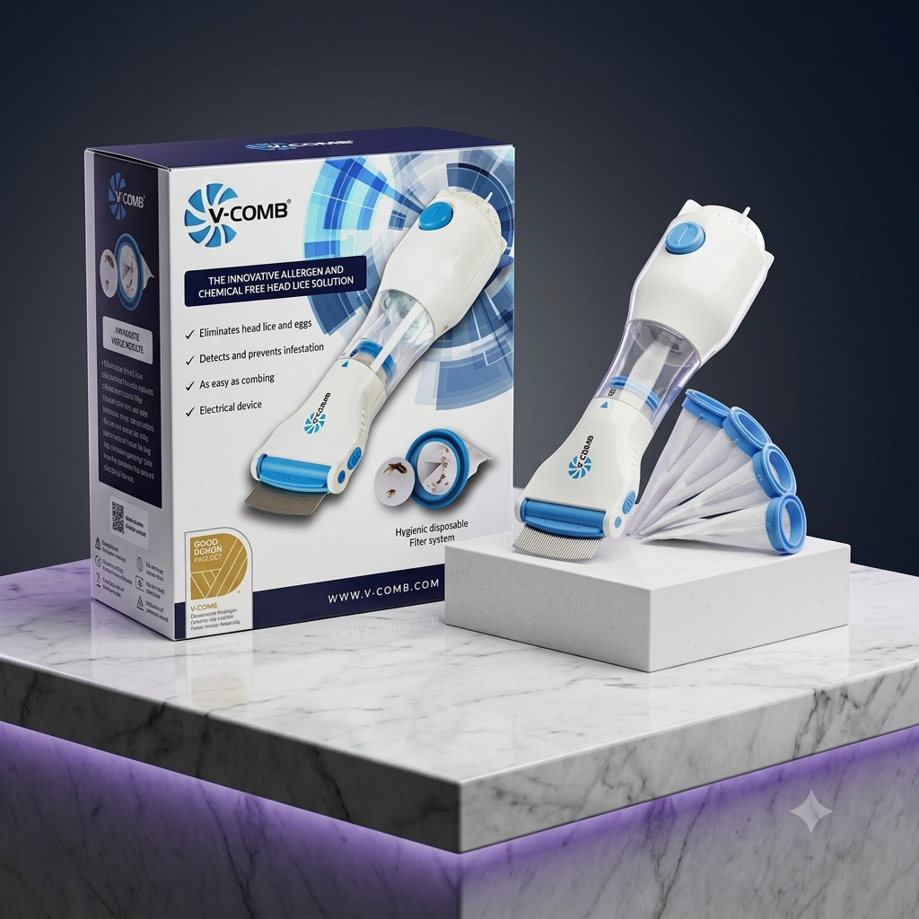 V Comb Electronic Head Lice Removal Machine