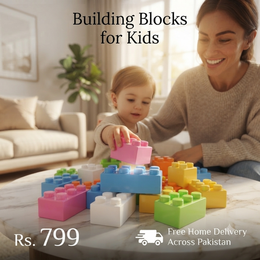 Building Blocks Toy Pack for Kids – 72 Pieces