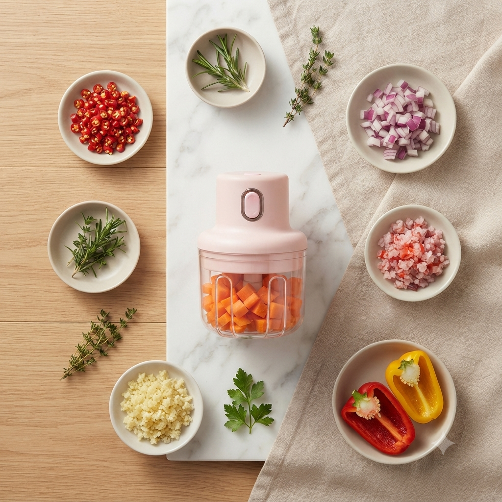 Mini Food Chopper Portable - Size 250ml