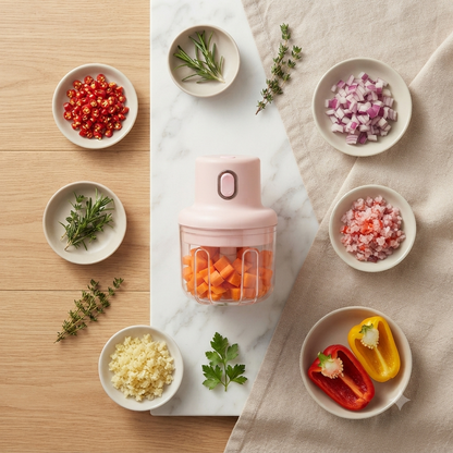 Mini Food Chopper Portable - Size 250ml