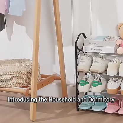 4-Layer Space-Saving Shoe Rack  | Random Colour